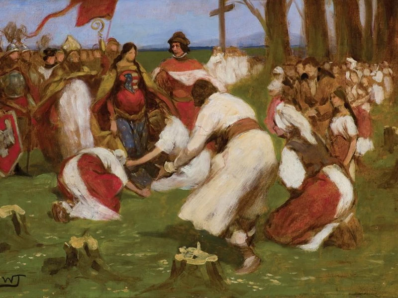 1861-Włodzimierz Przerwa-Tetmajer - La regina Jadwiga